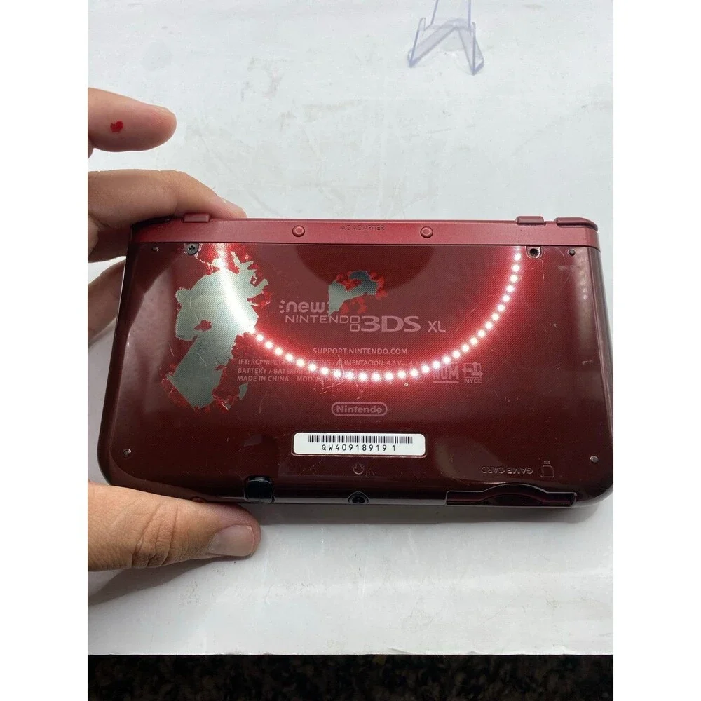 Nintendo “New” 3DS XL Metallic Red Handheld Console USA System RED-001 dual IPS